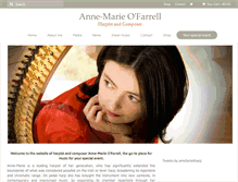 Tablet Screenshot of annemarieofarrell.com